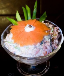 Креветочный салат-коктейль