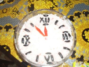 Салат Часы