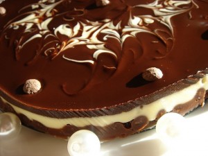 Сливочно-шоколадный тортик