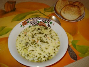 Сливочно-овощной суп